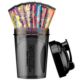 GFUEL - shaker 7 saszetek (NINJA'S FAVORITES STARTER KIT Blacked Out Shaker Cup)